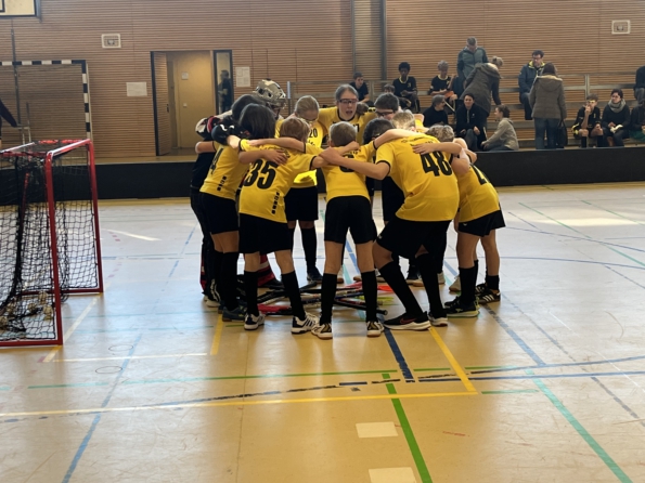 U15 Floorball-Team der Bullach Bees