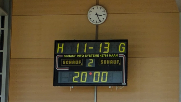 Anzeigetafel, Floorball