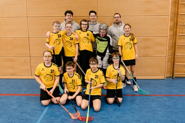 Das U13-Team der Bullach Bees