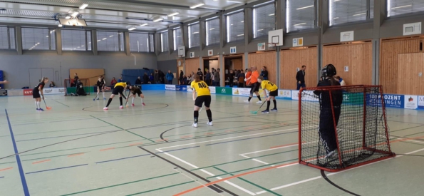 Die U17 der Bullach Bees beim Bully