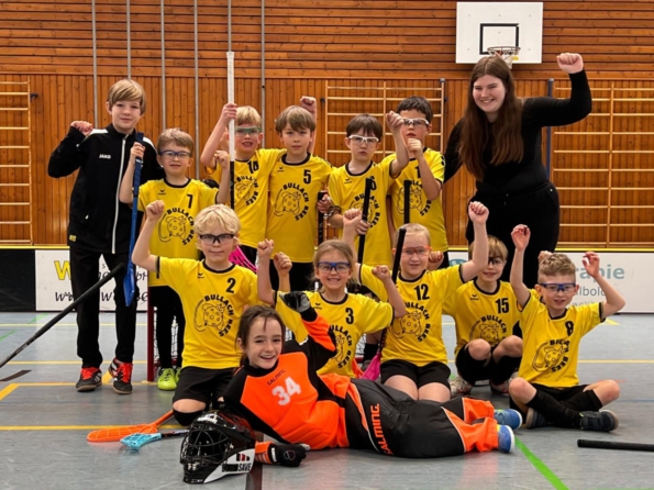 Das U9-Team der Bullach Bees.
