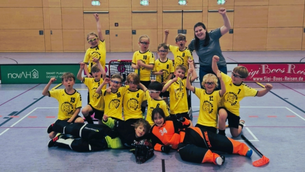 U9-Team der Bullach Bees beim Spieltag in Kaufering