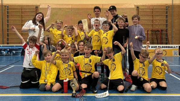 U9 Floorball-Team der Bullach Bees
